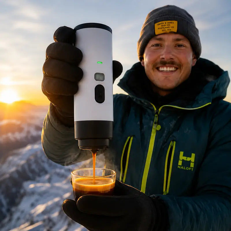 Portable Self-Heating Coffee Machine