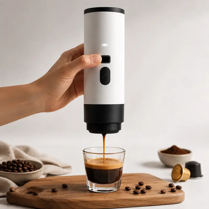 Portable Self-Heating Coffee Machine