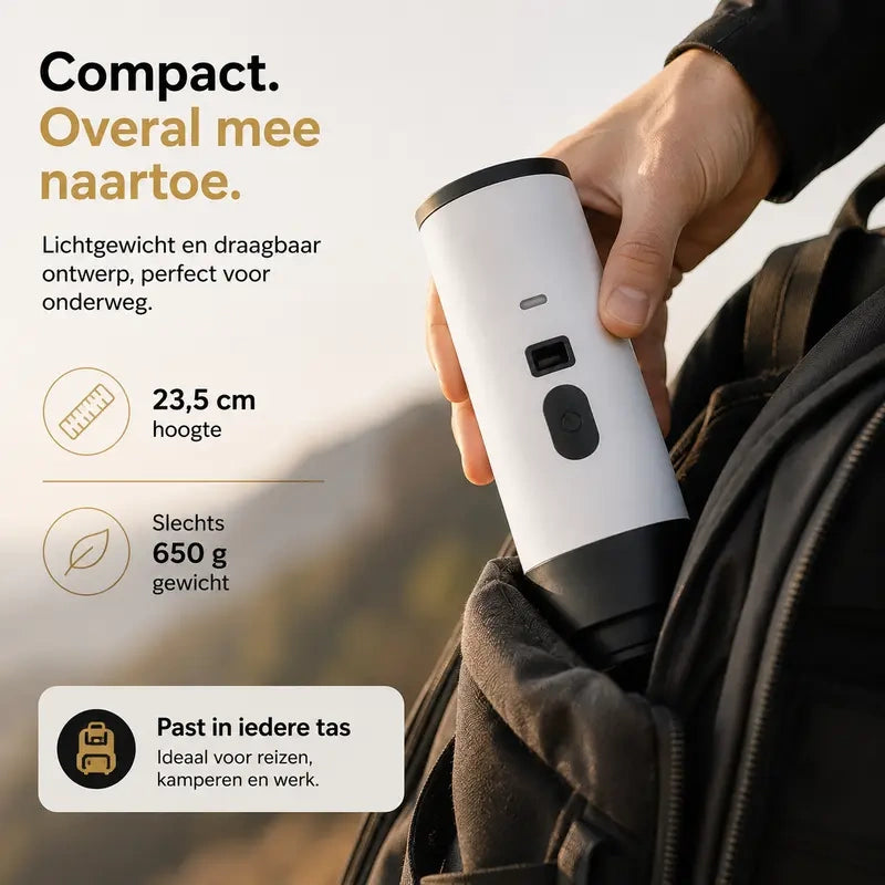 Portable Self-Heating Coffee Machine