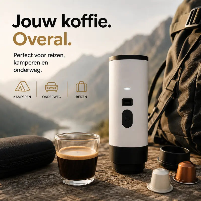 Portable Self-Heating Coffee Machine